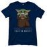 Dein Bier exen du musst Baby Yoda - Damenshirt Navy