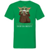 Dein Bier exen du musst Baby Yoda - Herren V-Neck Shirt Kelly Green