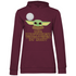 Knuffigkeit widerstehen - Baby Yoda Grogu - Damen Hoodie Wine