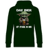 Das Bier ist stark in mir - Baby Yoda Grogu - Unisex Hoodie Forest Green