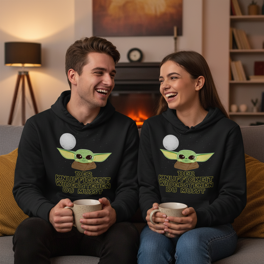 Knuffigkeit widerstehen - Baby Yoda Grogu - Damen Hoodie