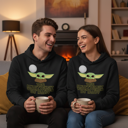 Knuffigkeit widerstehen - Baby Yoda Grogu - Damen Hoodie