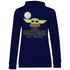 Knuffigkeit widerstehen - Baby Yoda Grogu - Damen Hoodie Navy Blue