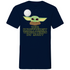 Knuffigkeit widerstehen - Baby Yoda Grogu - Herren V-Neck Shirt Navy