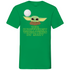 Knuffigkeit widerstehen - Baby Yoda Grogu - Herren V-Neck Shirt Kelly Green