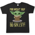 Mir nicht auf den Sack gehen du sollst Baby Yoda Grogu - Herren Shirt Black