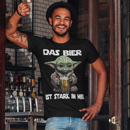 Das Bier ist stark in mir - Baby Yoda Grogu - Herren Shirt