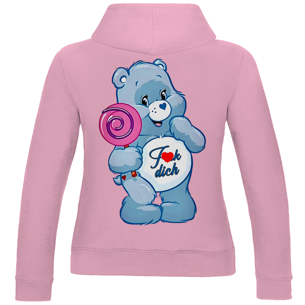 Fick dich Bärchi - Glücksbärchi - Damen Hoodie Baby Pink