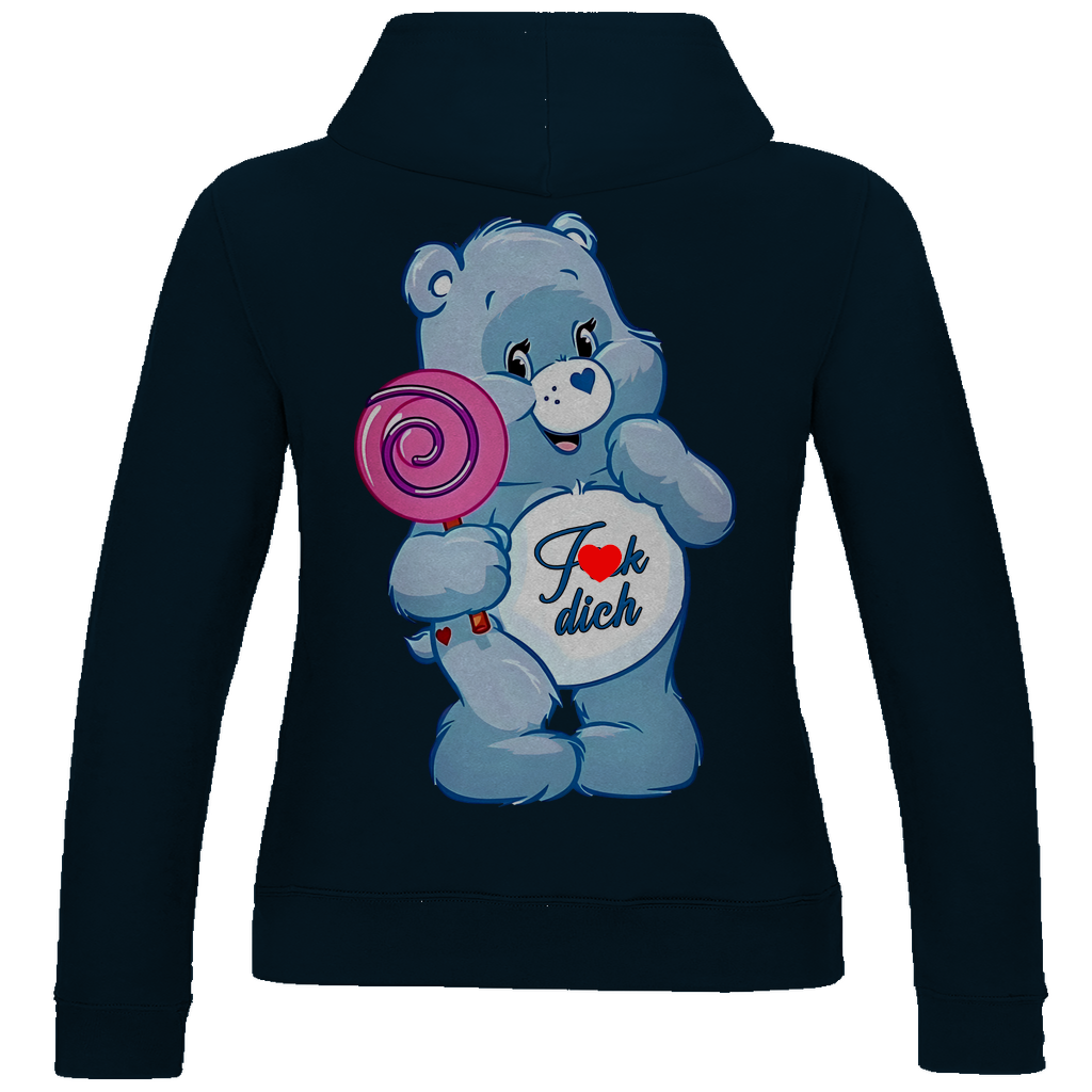 Fick dich Bärchi - Glücksbärchi - Damen Hoodie New French Navy