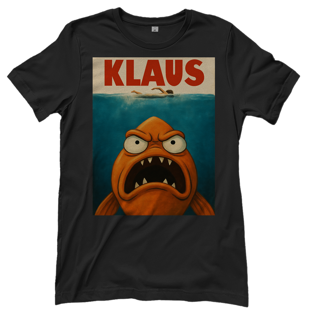 Klaus der Weiße Hai American Dad Mashup - Damen T-Shirt Black