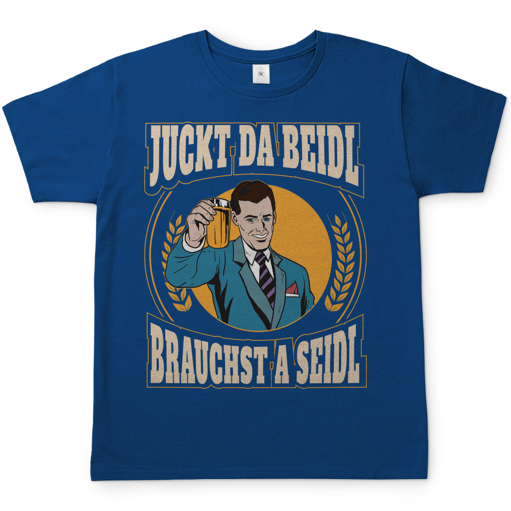 Juckt da Beidl brauchst a Seidl - Herren Shirt Royal Blue