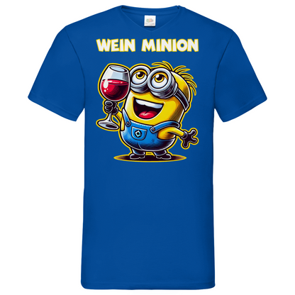 Wein Minion - Herren V-Neck Shirt