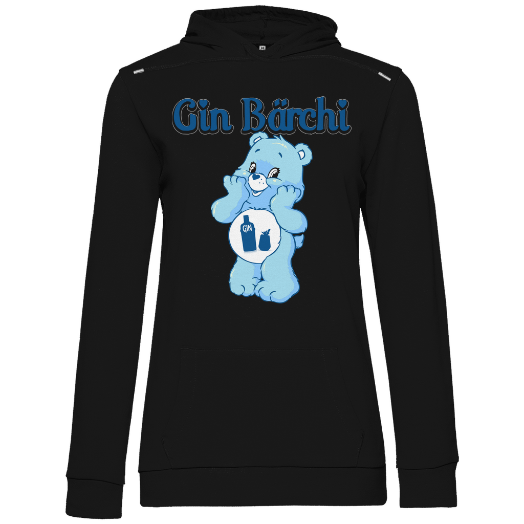 Gin Bärchi - Glücksbärchi - Damen Hoodie Black