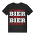 Einmal Bier immer Bier – Lustiges Männer T-Shirt für echte Bierliebhaber Black