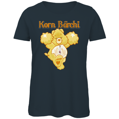Korn Bärchi - Glücksbärchi - Damen Premium Bio T-Shirt Dark Grey