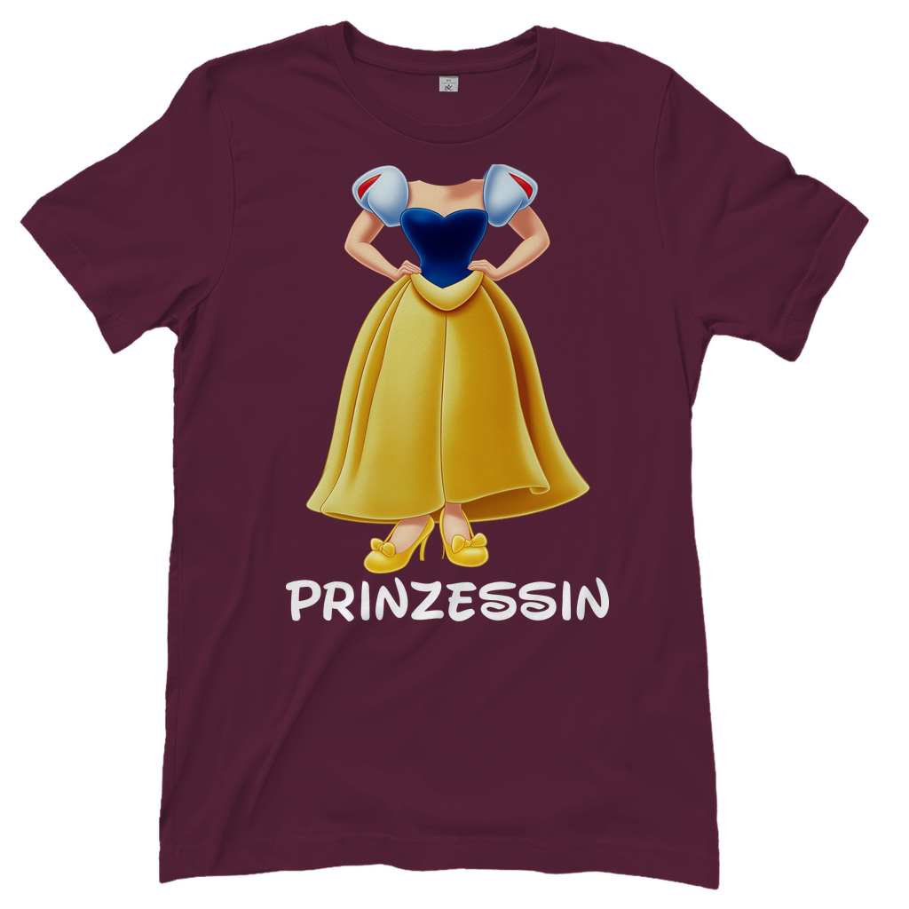Schneewittchen und die 7 Zwerge - Prinzessin - Damenshirt Burgundy
