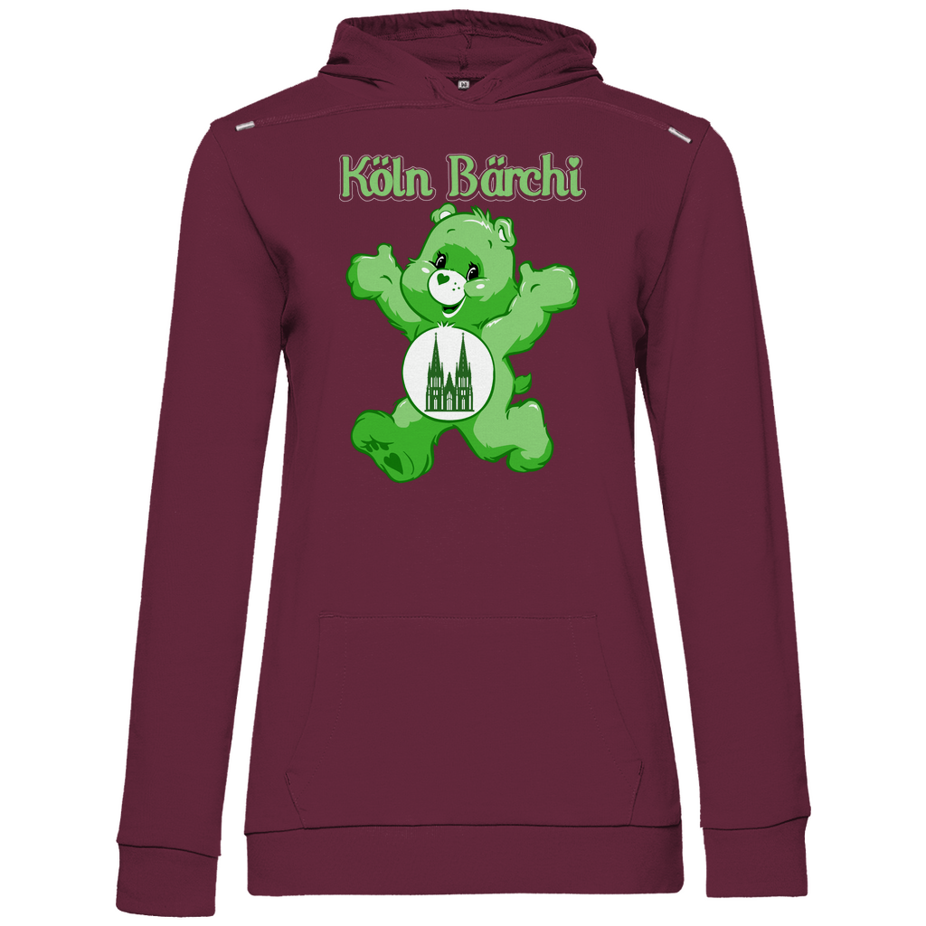 Köln Bärchi - Glücksbärchi - Damen Hoodie Wine