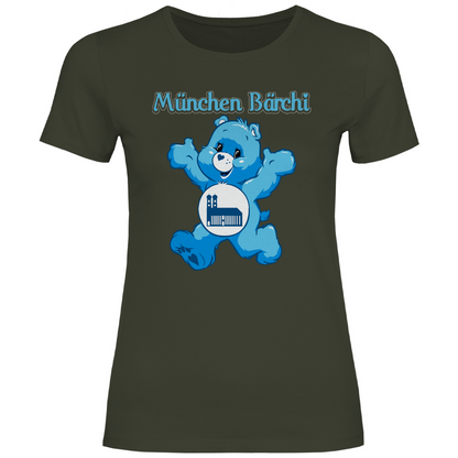 München Bärchi - Glücksbärchi - Damenshirt Urban Khaki