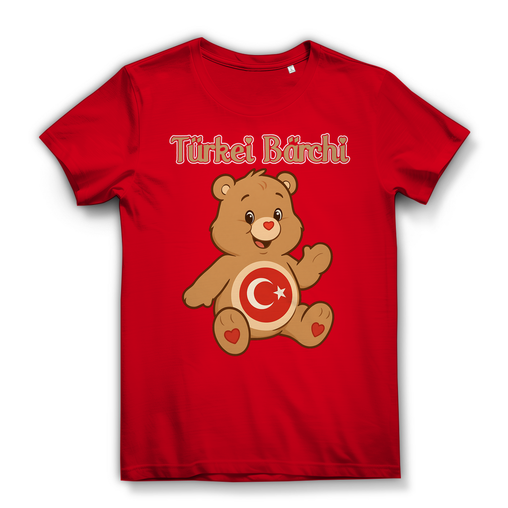 Türkei Bärchi - Glücksbärchi - Damen Premium Bio T-Shirt Red