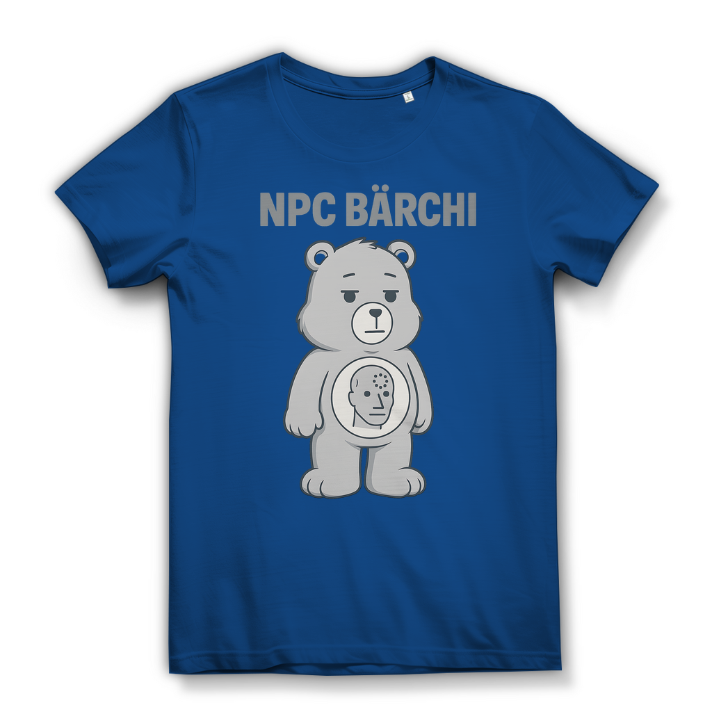 NPC Bärchi - Glücksbärchi - Damen Premium Bio T-Shirt Royal Blue