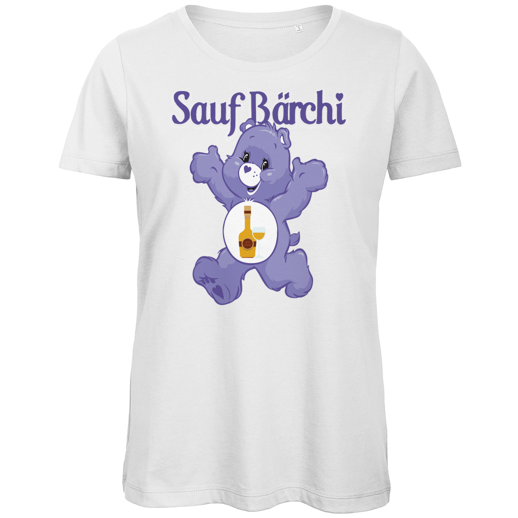 Sauf Bärchi - Glücksbärchi - Damen Premium Bio T-Shirt White