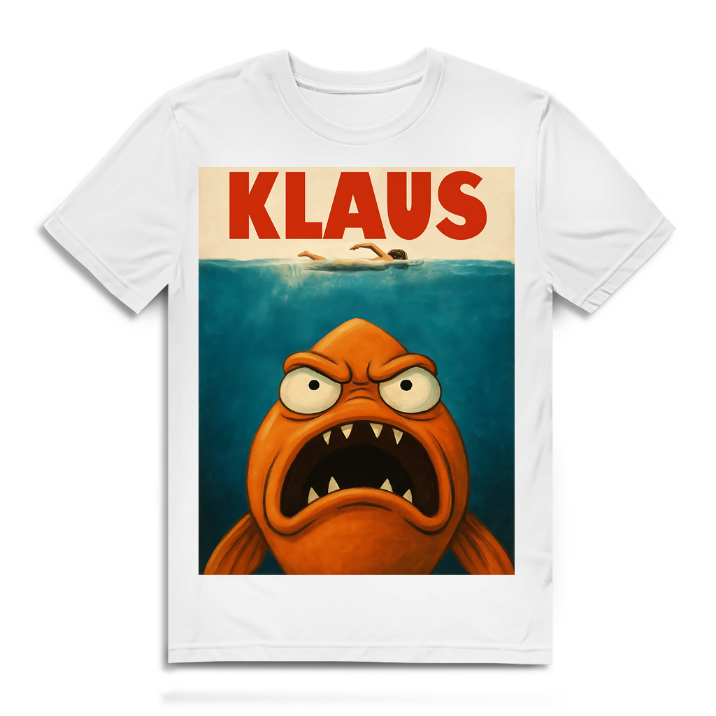 Klaus der Weiße Hai American Dad Mashup - Herren Premium Bio T-Shirt White