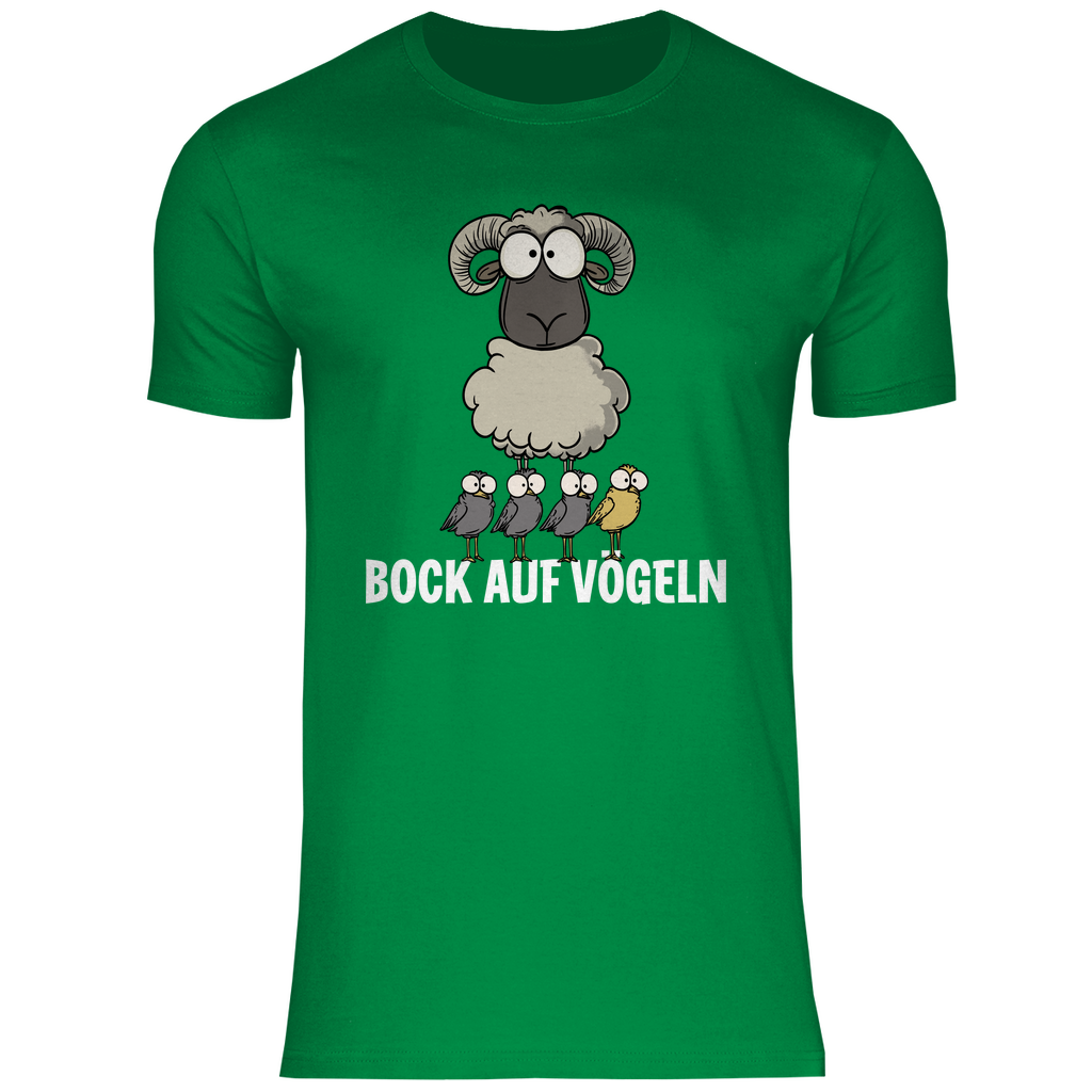 Bock auf Vögeln - Herren Shirt