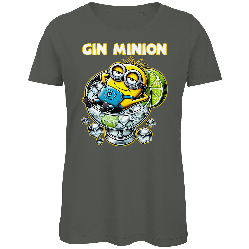 Gin Minion - Damen Premium Bio T-Shirt