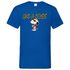 Peanuts Snoopy mit Bier Like a Boss - Herren V-Neck Shirt Royal Blue