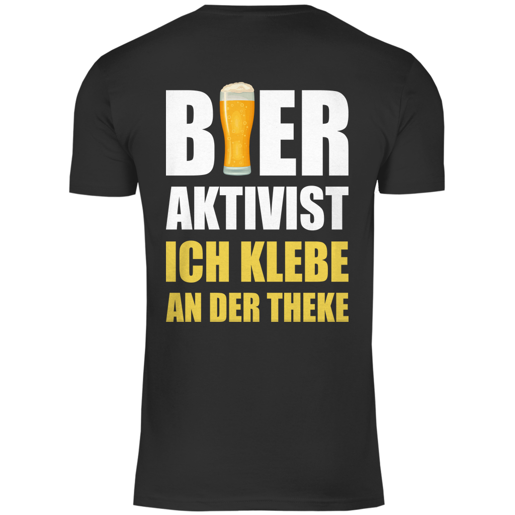 Bier Aktivist Ich klebe an der Theke - Herren Shirt