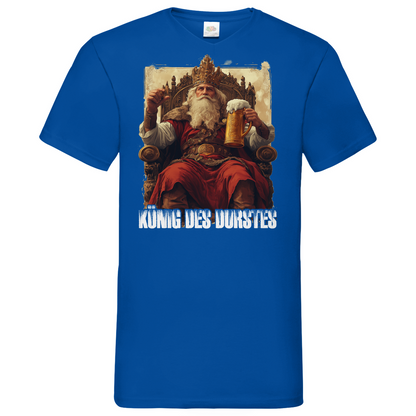 König des Durstes - Herren V-Neck Shirt Royal Blue