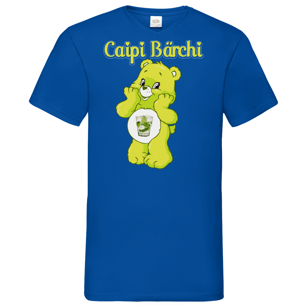 Caipi Bärchi - Glücksbärchi - Herren V-Neck Shirt Royal Blue
