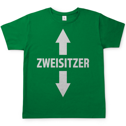 Zweisitzer - Herren Shirt Kelly Green