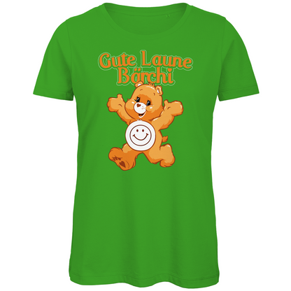 Gute Laune Bärchi - Glücksbärchi - Damen Premium Bio T-Shirt Real Green