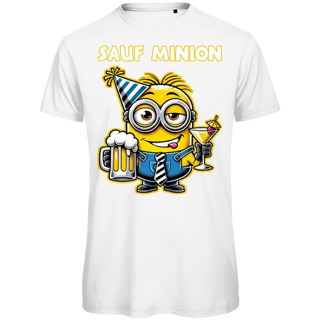 Sauf Minion - Herren Premium Bio T-Shirt