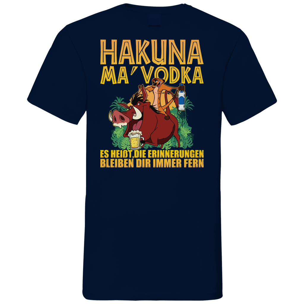 Hakuna Ma Vodka Timon und Pumbaa - Herren V-Neck Shirt