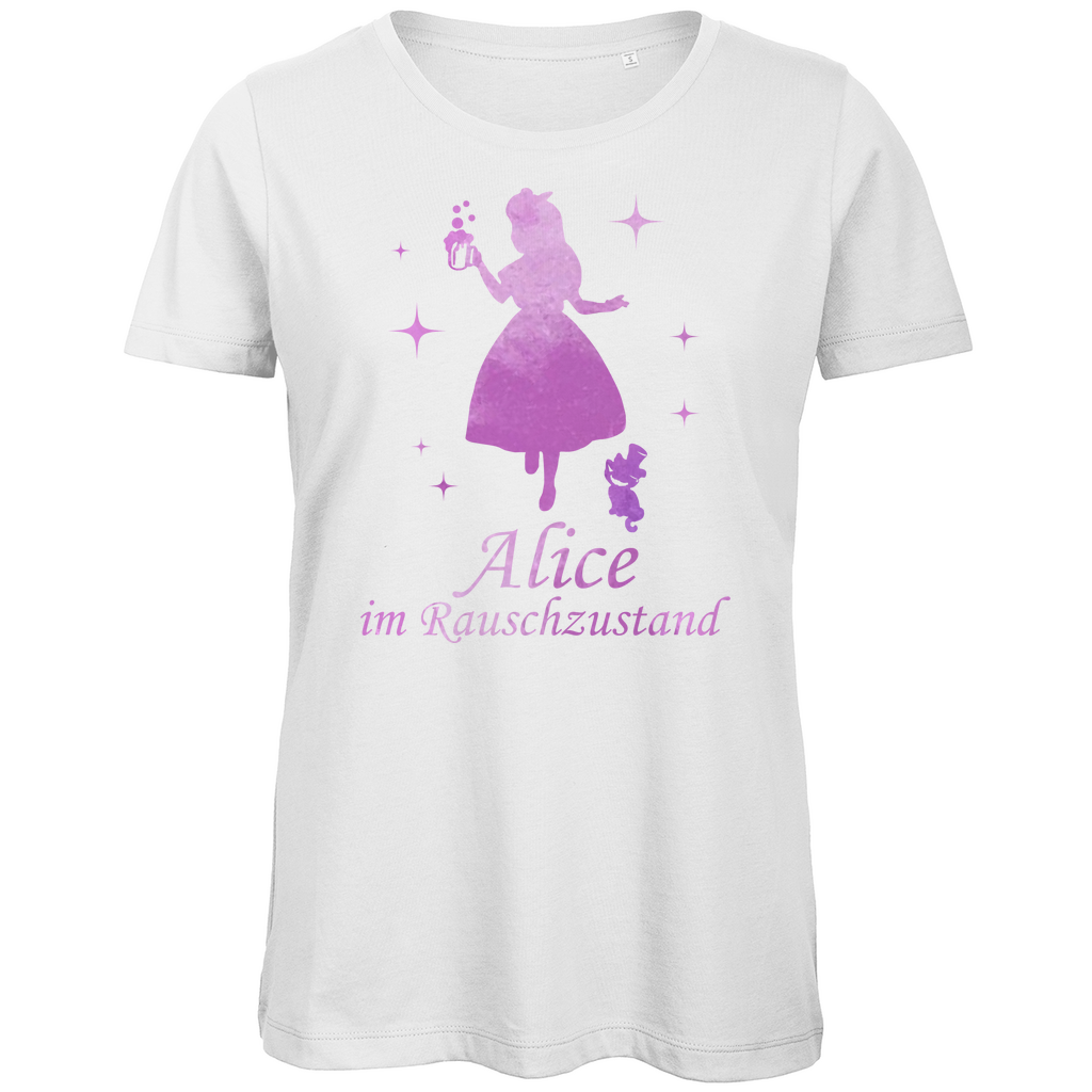 Alice im Rauschzustand - Prinzessin Aquarell - Damen Premium Bio T-Shirt White