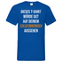 T-Shirt würde gut auf deinem Schlafzimmerboden aussehen - Herren V-Neck Shirt Royal Blue