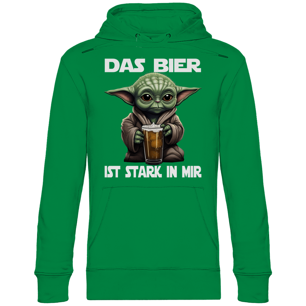 Das Bier ist stark in mir - Baby Yoda Grogu - Unisex Hoodie