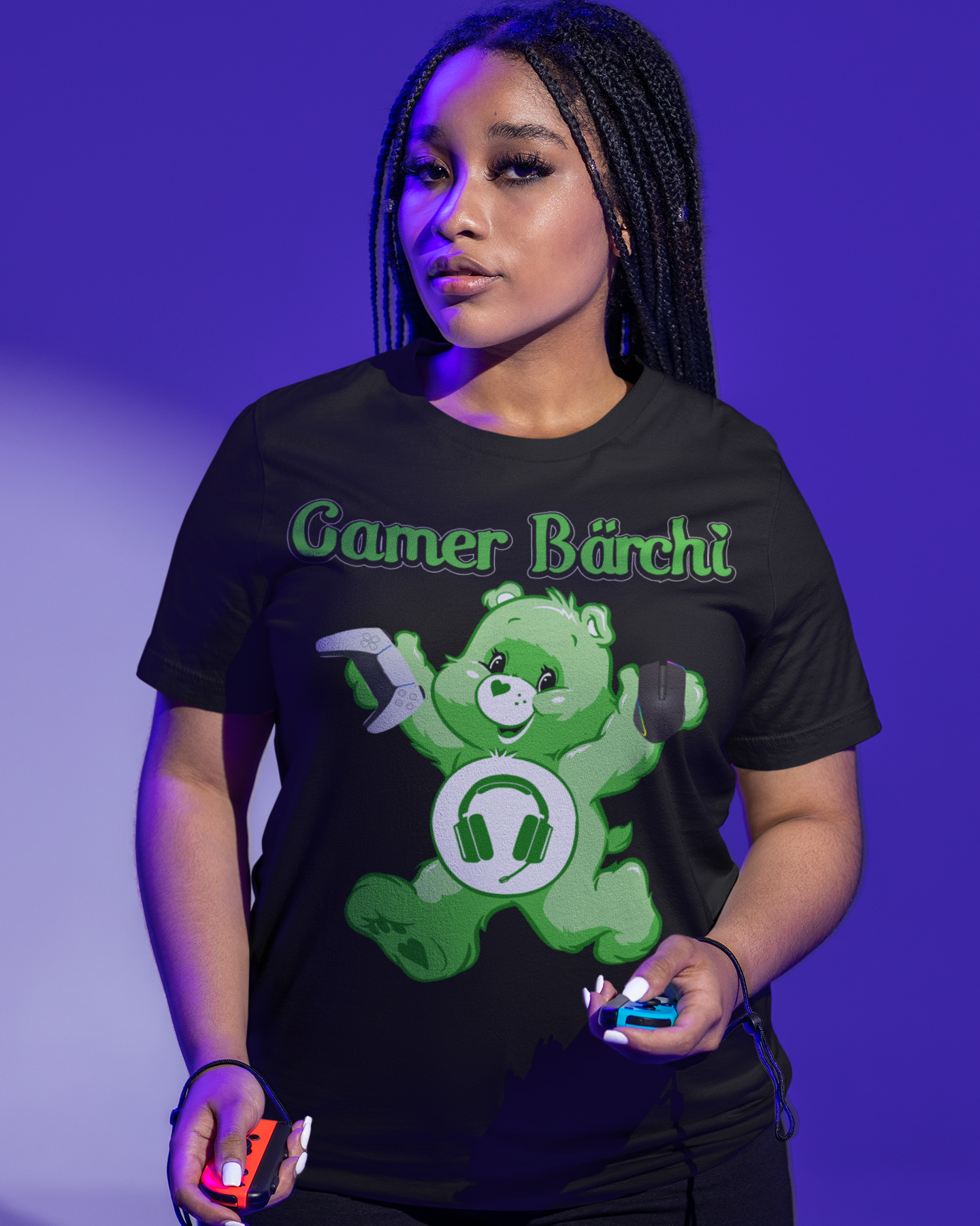 Gamer Bärchi - Glücksbärchi - Damenshirt