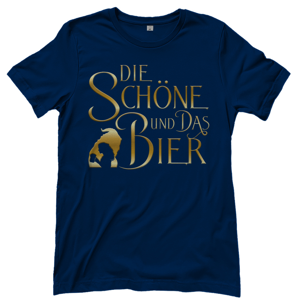 Die Schöne und das Biest Bier - Damenshirt Navy