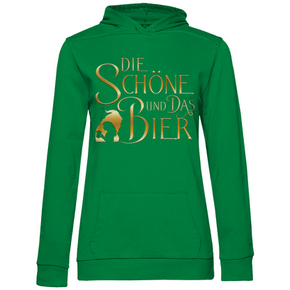 Die Schöne und das Biest Bier - Damen Hoodie Kelly Green