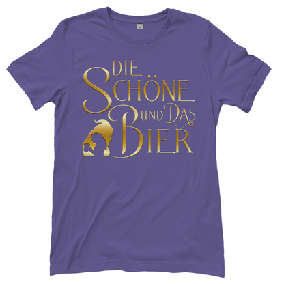 Die Schöne und das Biest Bier - Damenshirt Millennial Lilac