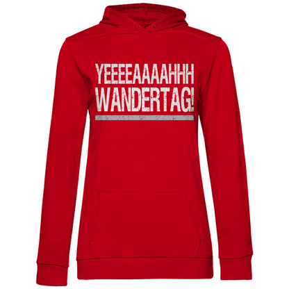 YEEEAH Wandertag! - Damen Hoodie Red