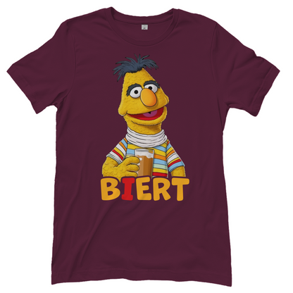 Sesamstraße - Bert Biert - Damenshirt Burgundy