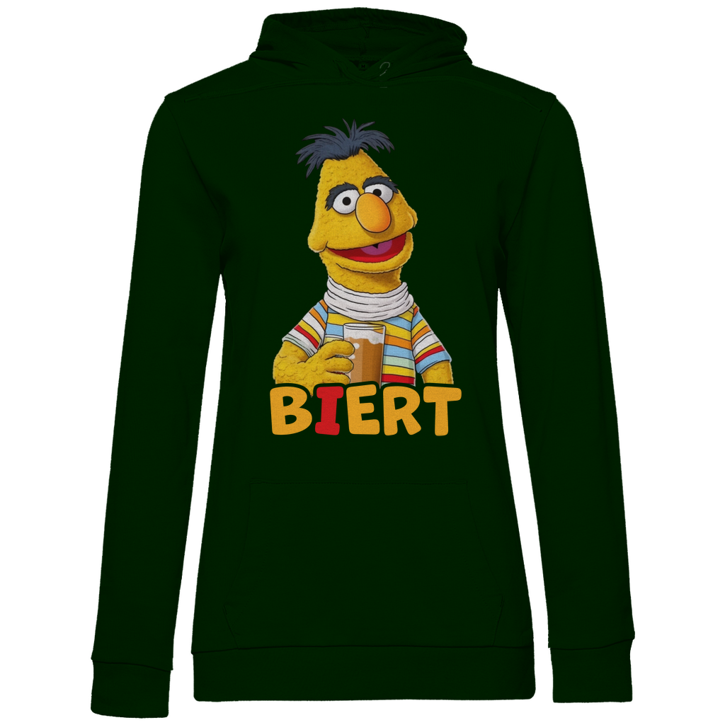 Sesamstraße - Bert Biert - Damen Hoodie Forest Green