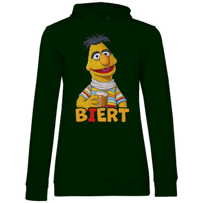Sesamstraße - Bert Biert - Damen Hoodie Forest Green