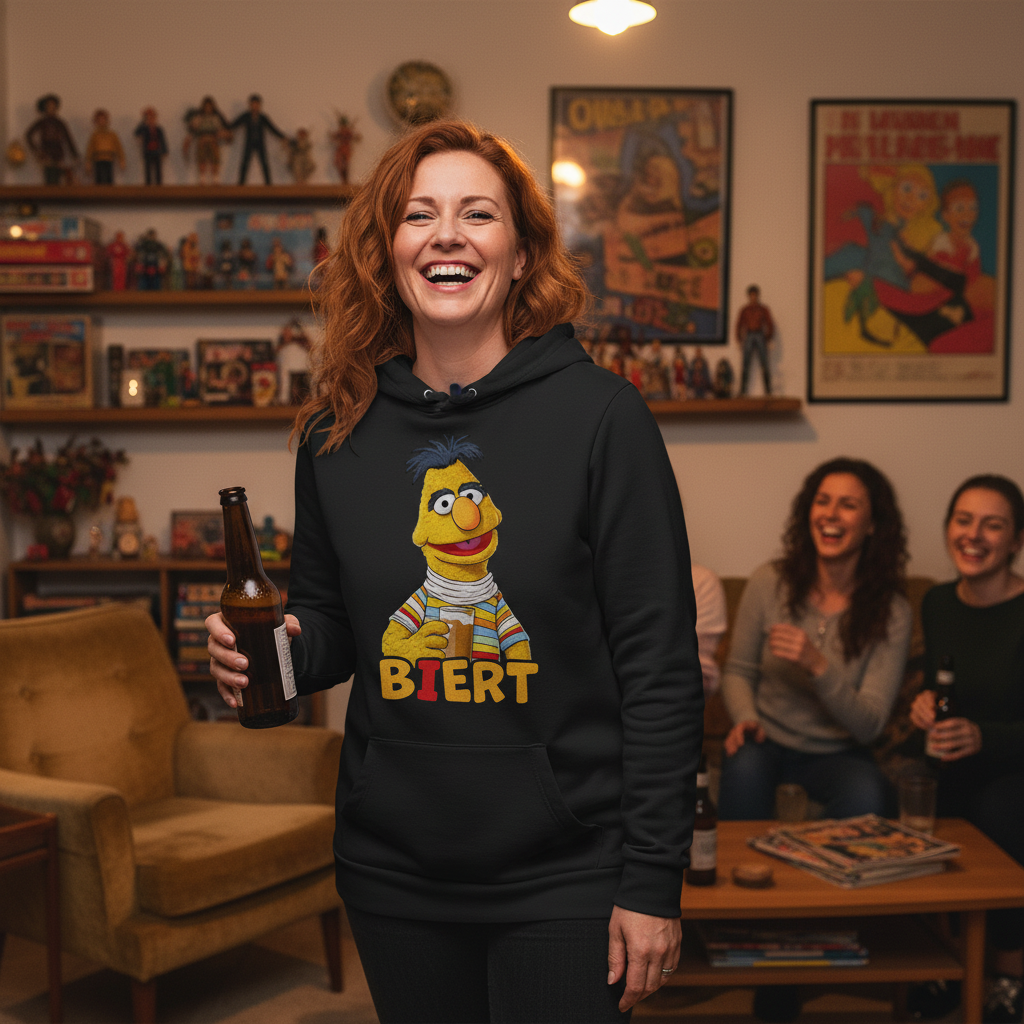 Sesamstraße - Bert Biert - Damen Hoodie