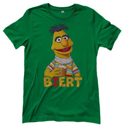 Sesamstraße - Bert Biert - Damenshirt Kelly Green