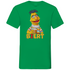 Sesamstraße - Bert Biert - Herren V-Neck Shirt Kelly Green